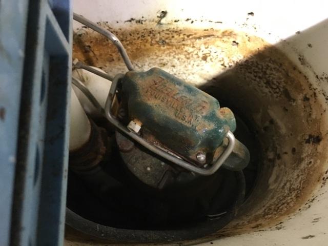 An Old Sump Pump that Still Works Well.