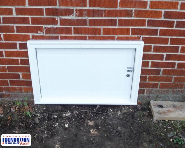 Installing a Custom Crawl Space Door