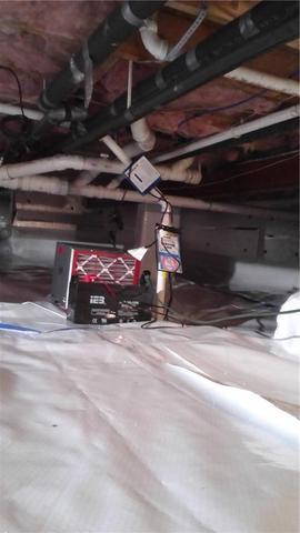Sump System Has Battery Backup