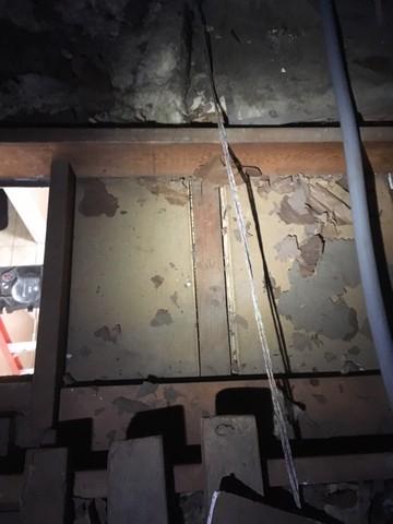 Attic Insulation Before 2