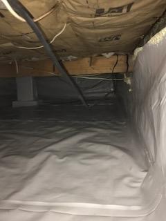 Crawl Space Encapsulation Creates Dry Space