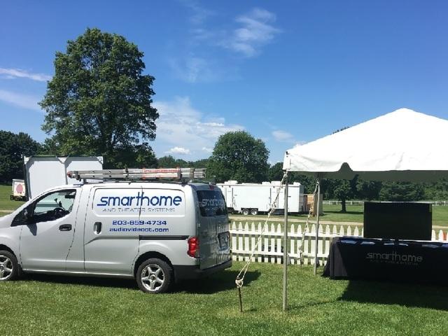 Greenwich Polo Club Booth Set up.