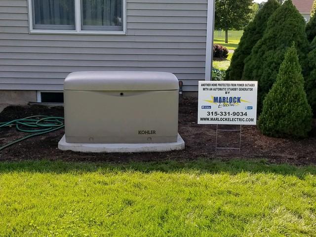 Kohler Generator installation in Webster, NY