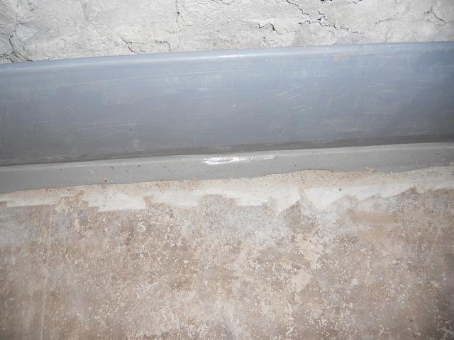 Baseboard Water Drainage