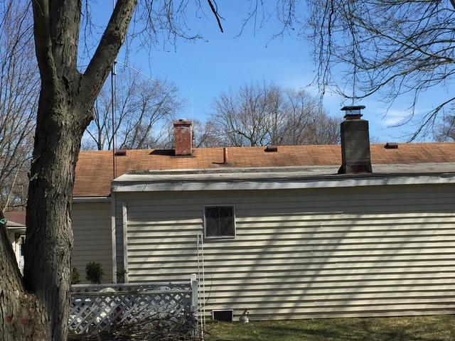 Visible Weathering on Sylvania Roof