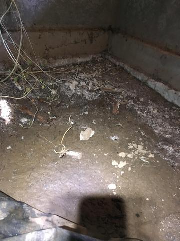 Example of underground water entering crawlspace