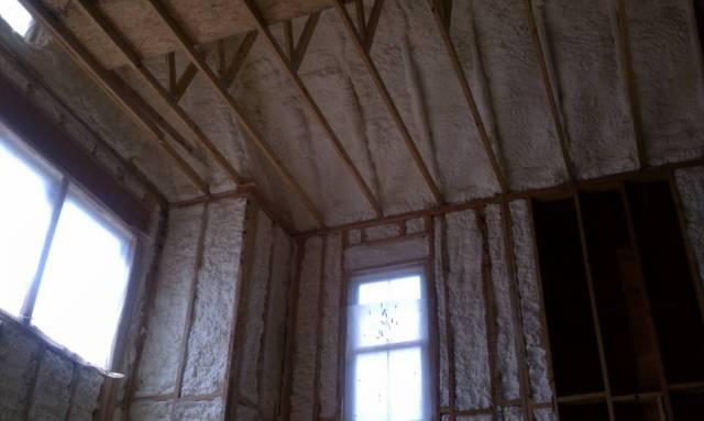We do it all. Your ceilings (roof deck), walls, and crawls! We can provide blower door testing to give you ACH numbers as well!