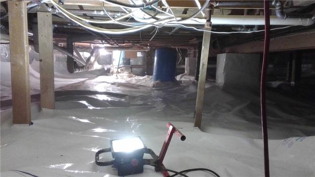 Clean, Dry Crawl Space