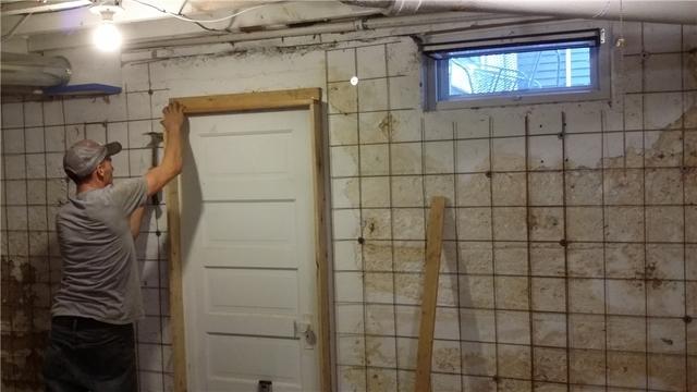 Applying Shotcrete Around Doors