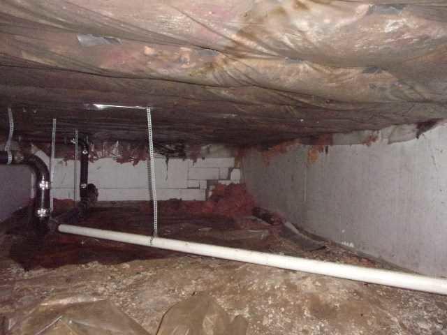 Crawl Space In Need Of Encapsulation