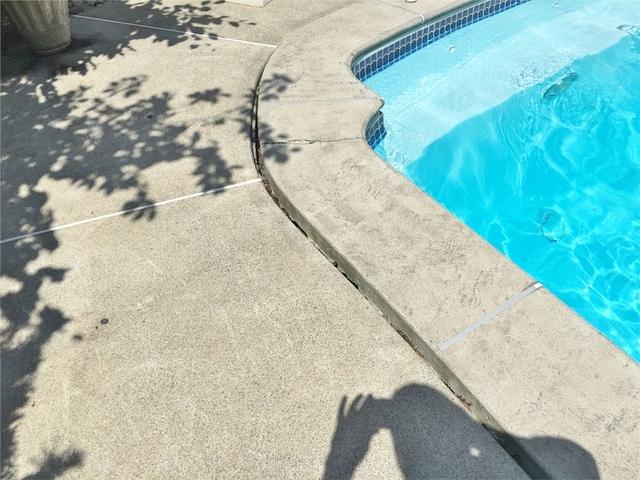 Concrete slab settled 2 inches