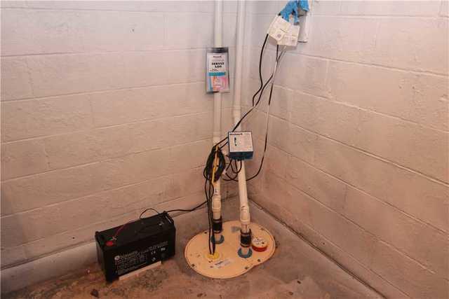 TripleSafe Sump Pump installed