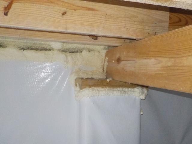 Spray Foam on the Rim Joist