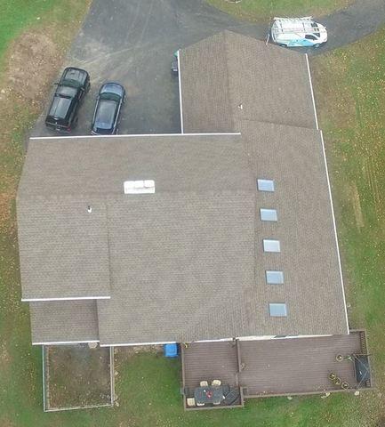 Check out the high quality job of this roof, including the skylights, installed by Pinnacle Exteriors at this Bartonsville, Pennsylvania home