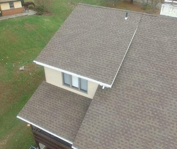There were many levels of this roof, and now that Pinnacle Exteriors has finished it, it is all looking the same; completely new, and with high quality craftsmanship