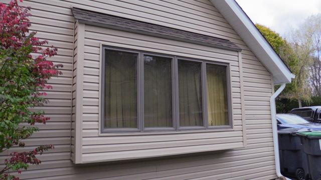 These windows will be protected by vinyl siding and a roof, and remain leak free
