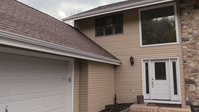 The front of the home looks brand new even though it is several years old