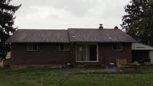The entire house looks awesome with the new architectural shingles that Pinnacle Exteriors installed on top, and we are so happy to have assisted Maureen and ensure her leaks are a thing of the past