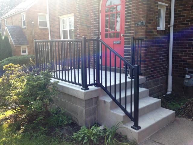 Tuscany Aluminum Porch Railing Installation in Churchill, PA