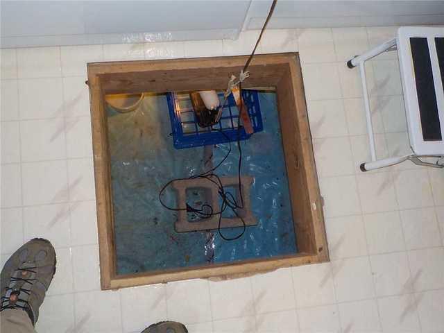 Crawl Space Entrance is a Tight Fit