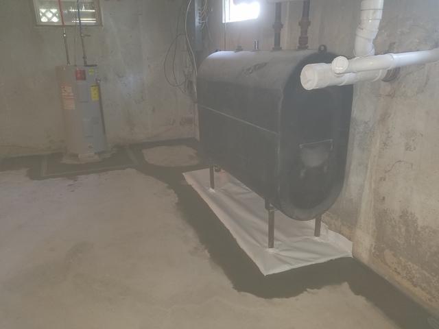 CleanSpace Under the Oil Tank