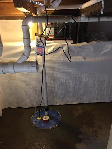 SaniDry Sedona and SuperSump Sump Pump
