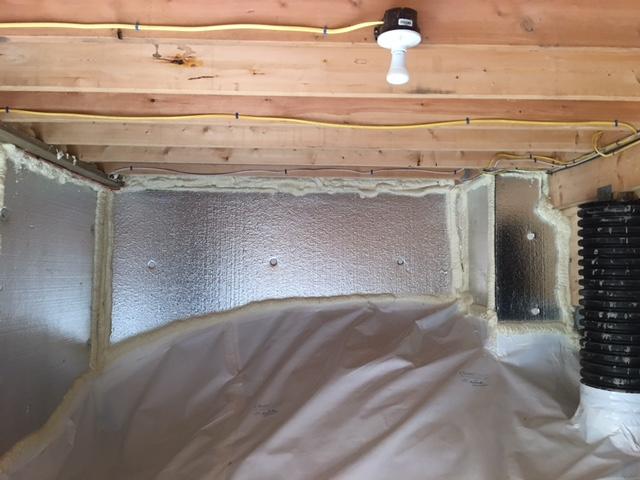 A dry, insulated crawlspace. This will save them money in the long run.