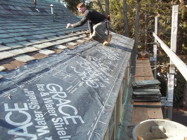 Gf Sprague Types Of Roofing Photo Album Slate Roof Repair Copper Panel Install In Brookline Ma