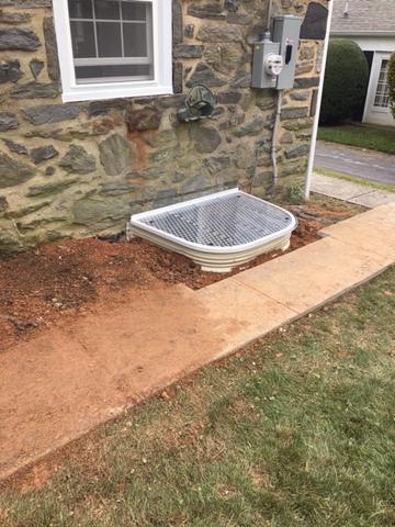 Steelway Cellar Doors Basement Egress Entrance Photo Album Stone Foundation Basement Egress Installation In Plymouth Meeting Pa