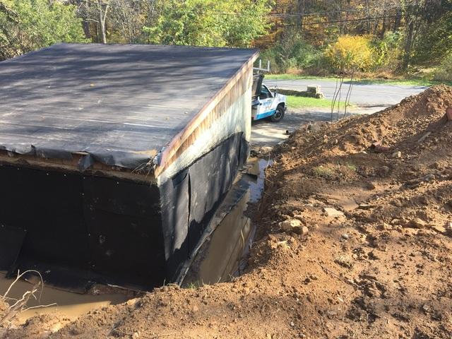 AFTER: Repairing failing foundation wall