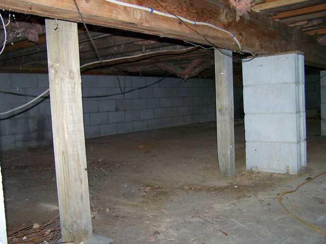 <p>The crawl space of this home in Easton, CT had moisture damage, seen in staining on the floor. Crawl spaces have a cooler temperature than the outside air. This causes high levels of humidity and condensation accumulates on ducts, pipes, walls, and floors. Structural problems that originate from moisture problems in a crawl space will extend to all of the home. To keep this crawl space dry, we installed our CleanSpace Crawl Space Encapsulation System. This includes a moisture barrier that lines the walls and floors of the crawl space, preventing moisture from entering the house and keeping the humidity low. The below grade crawl space is now dry and free of the risk of rot or mold growth.</p>