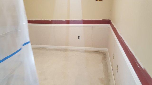 Completed Half Wall Restoration