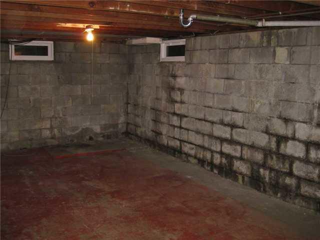 Second View of Unfinished Walls and Floor