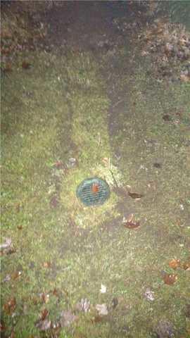 Lawnscape Outlet Allows Discharge Line Burial