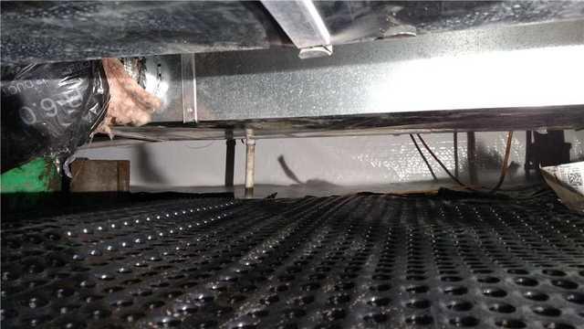 Drainage Matting in Crawl Space