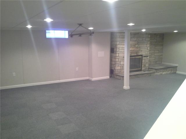 Overview of Carpet Tiles, Walls and Ceiling