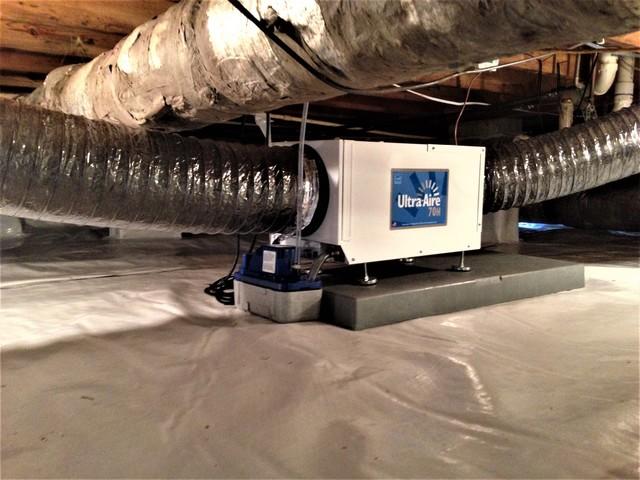 This Summerville Crawlspace Received an Ultra Aire Dehumidifier