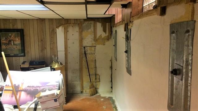 Right Side of Basement Before