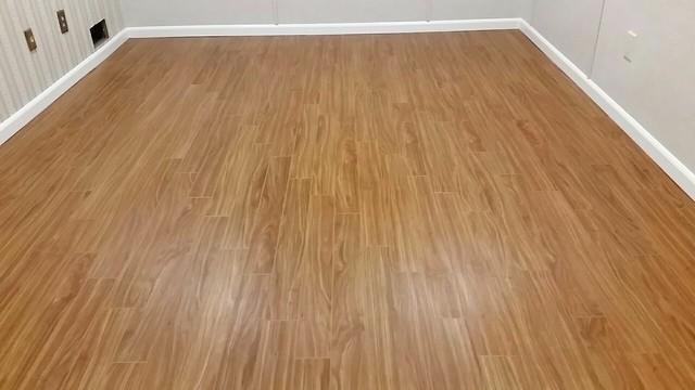 Wood Plank Flooring After