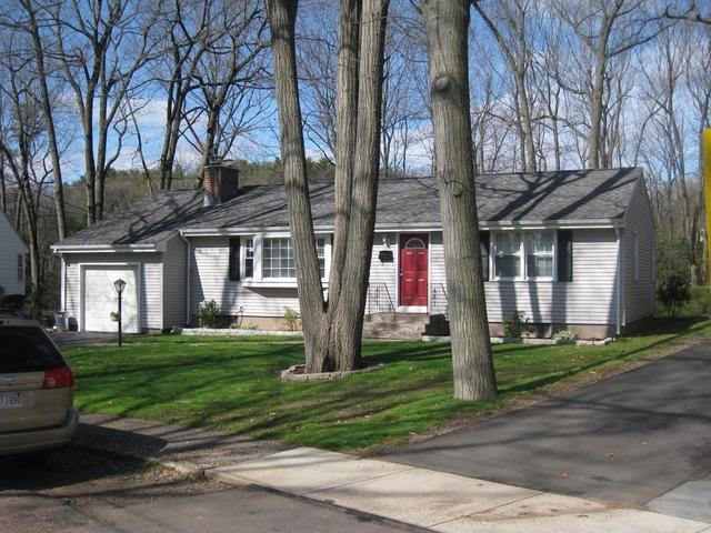 Ranch style home with new paint