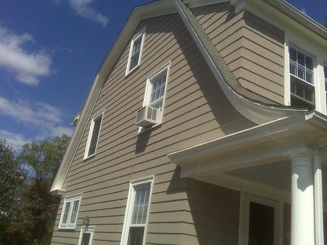 Neutral house paint, side view