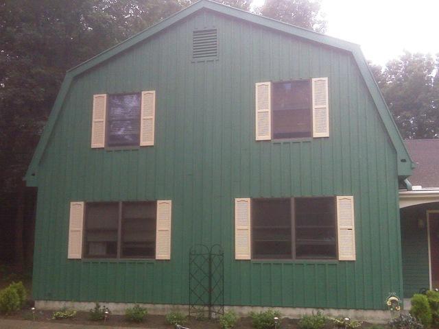 Exterior two toned painting