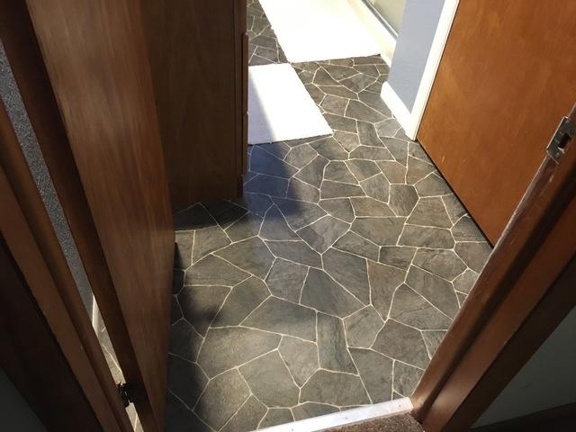 Beautiful new Bathroom flooring Installed