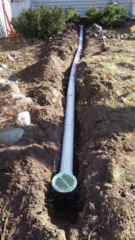 Burying the Discharge Line