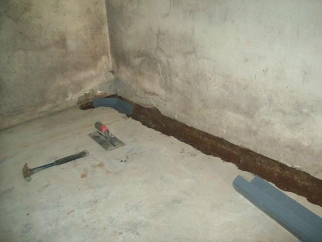 WaterGuard interior perimeter basement waterproofing system