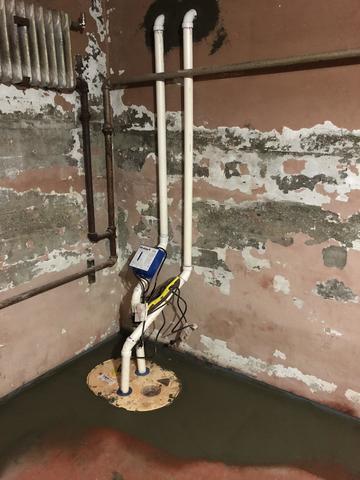 Triple Safe Sump Pump Installation