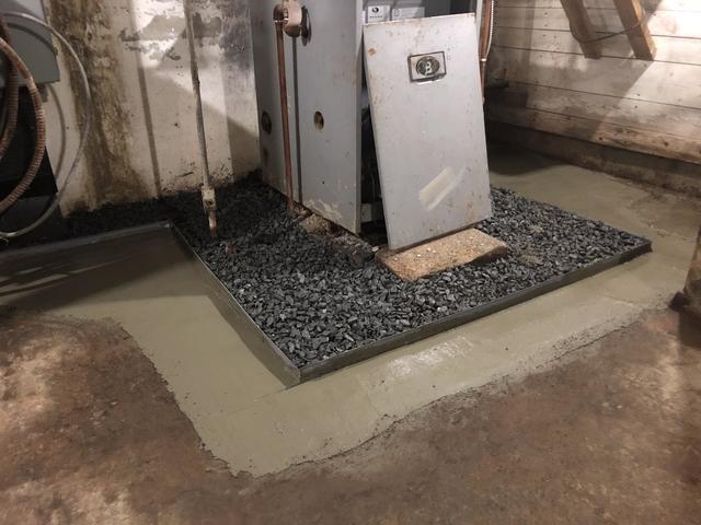 Waterproofing System Install Finished