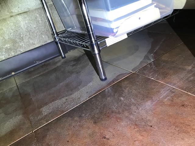 Water Weeping Through the Basement Floor