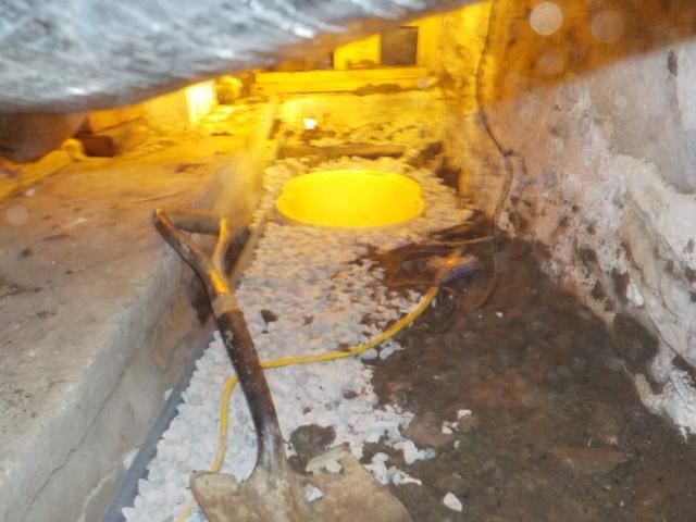 Space for a Sump Pump