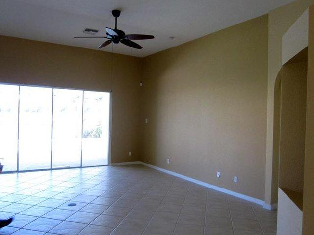 Newly painted living room